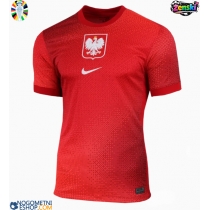 Ženski Nogometni dresi Poljska Gostujoči EP 2024 Kratek Rokav